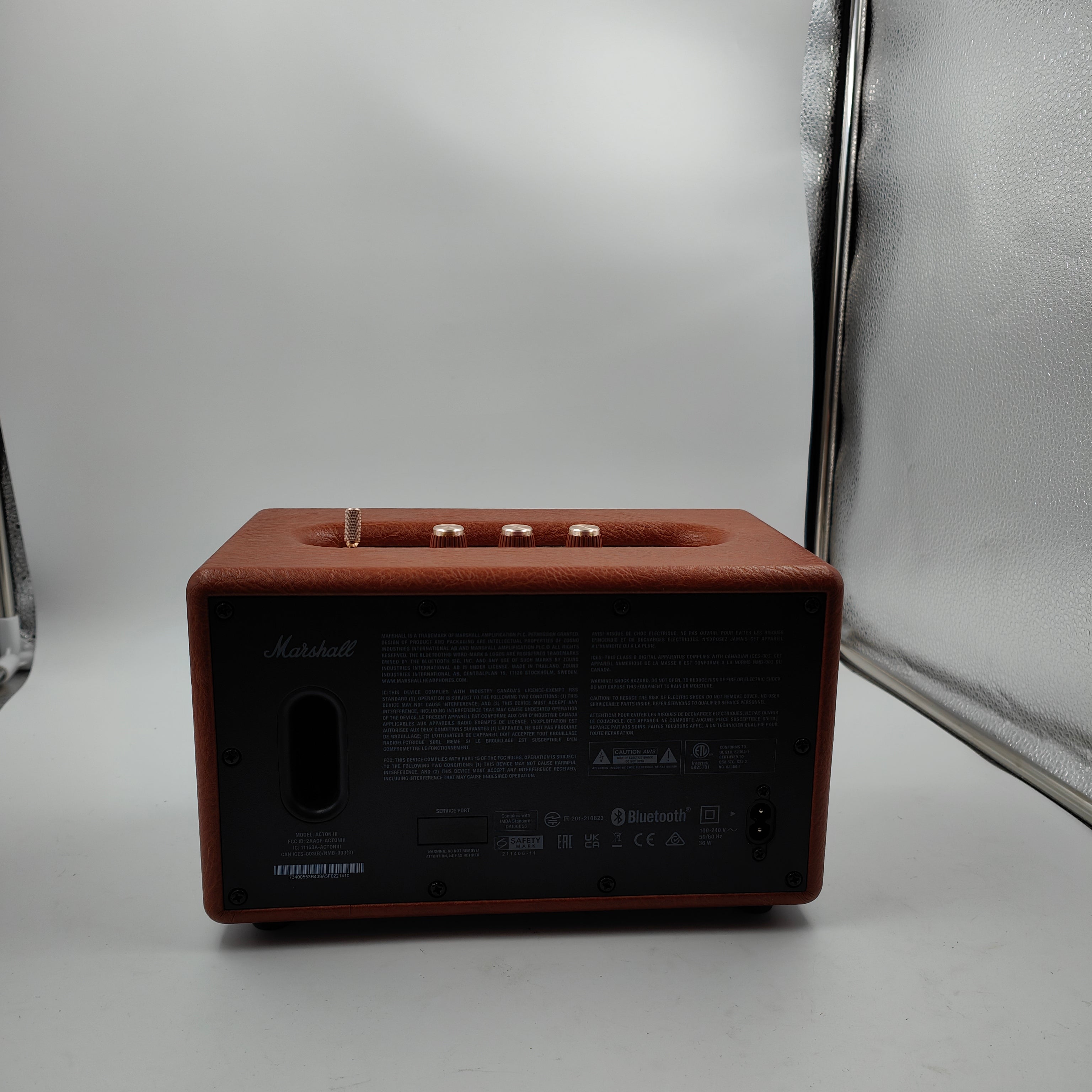 Marshall Acton III Bluetooth-Lautsprecher, Braun