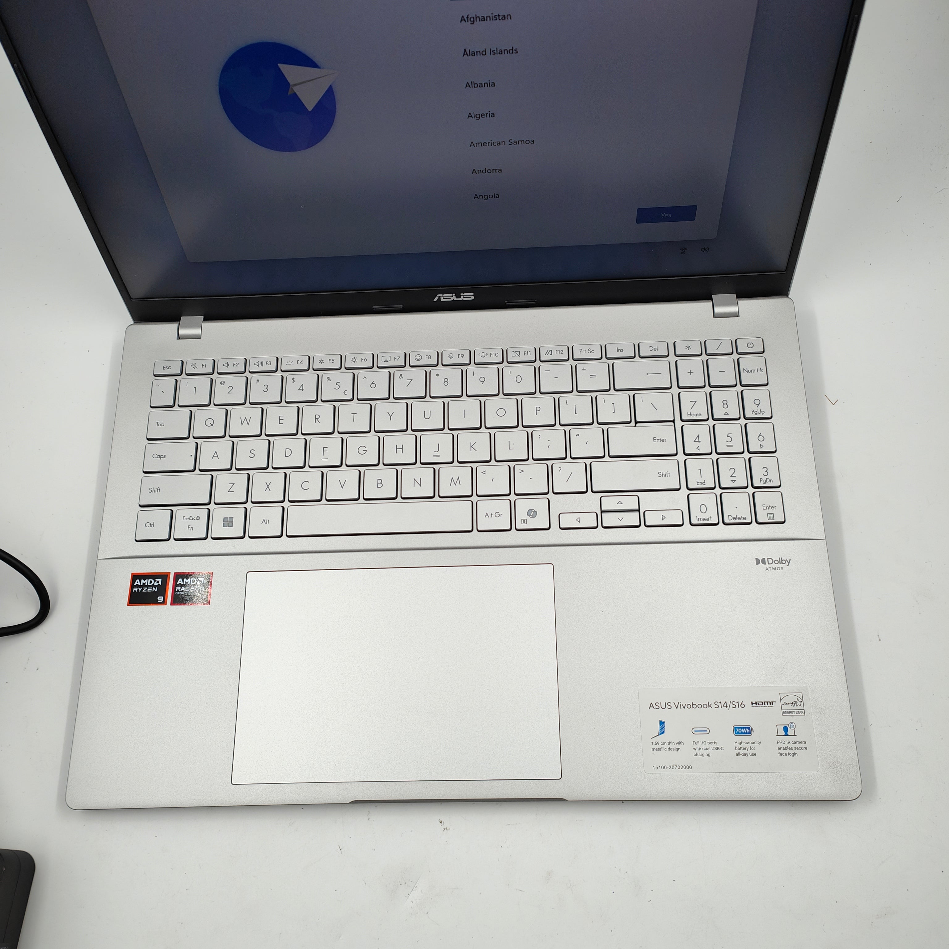 Asus Vivobook S16 M3607HA-RP145W QWERTZ