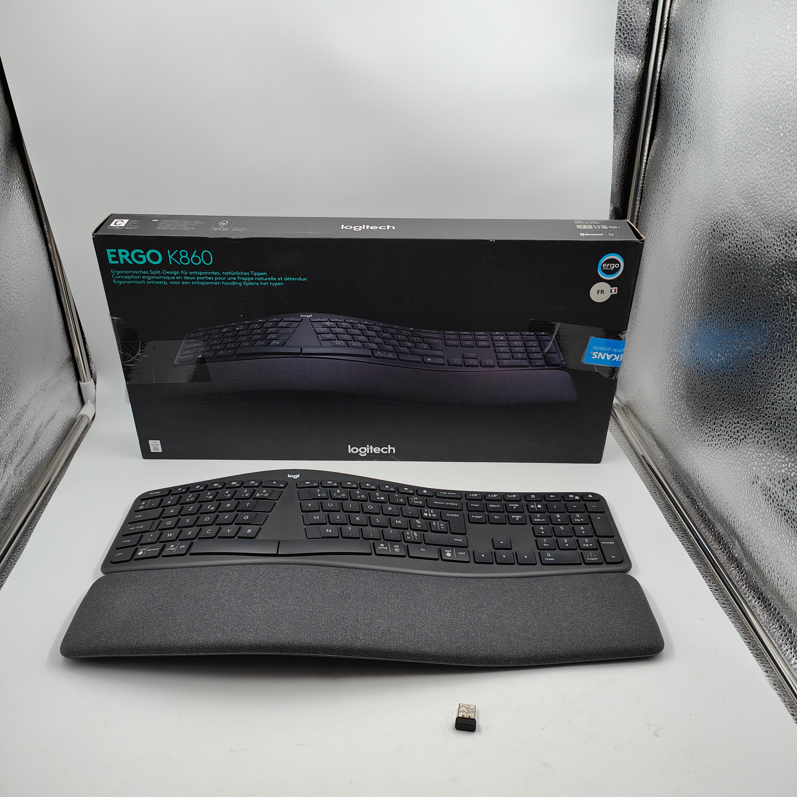 Logitech K860 Ergonomisch Draadloos Toetsenbord AZERTY