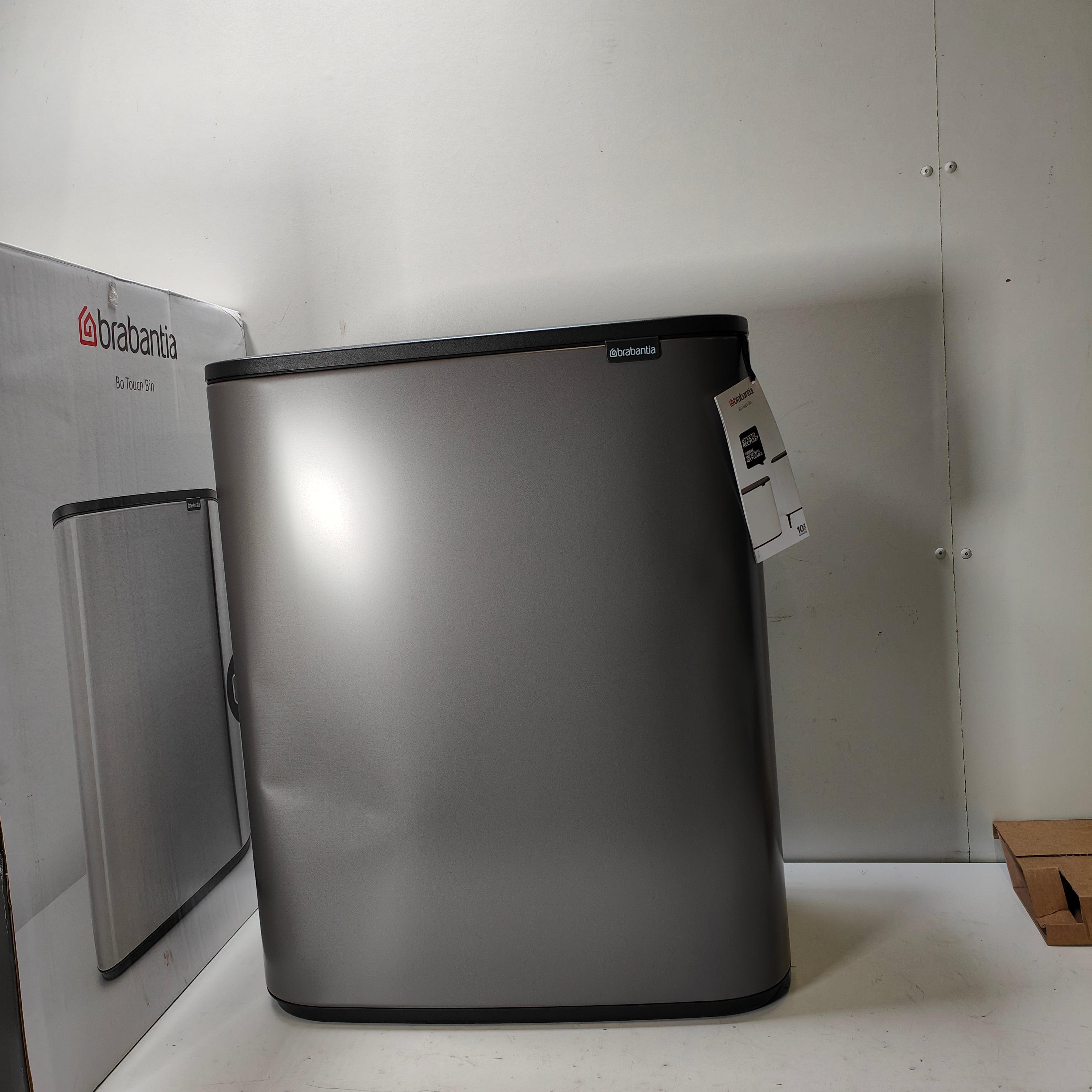 Brabantia Bo Touch Bin 2 x 30 Liter Platinum