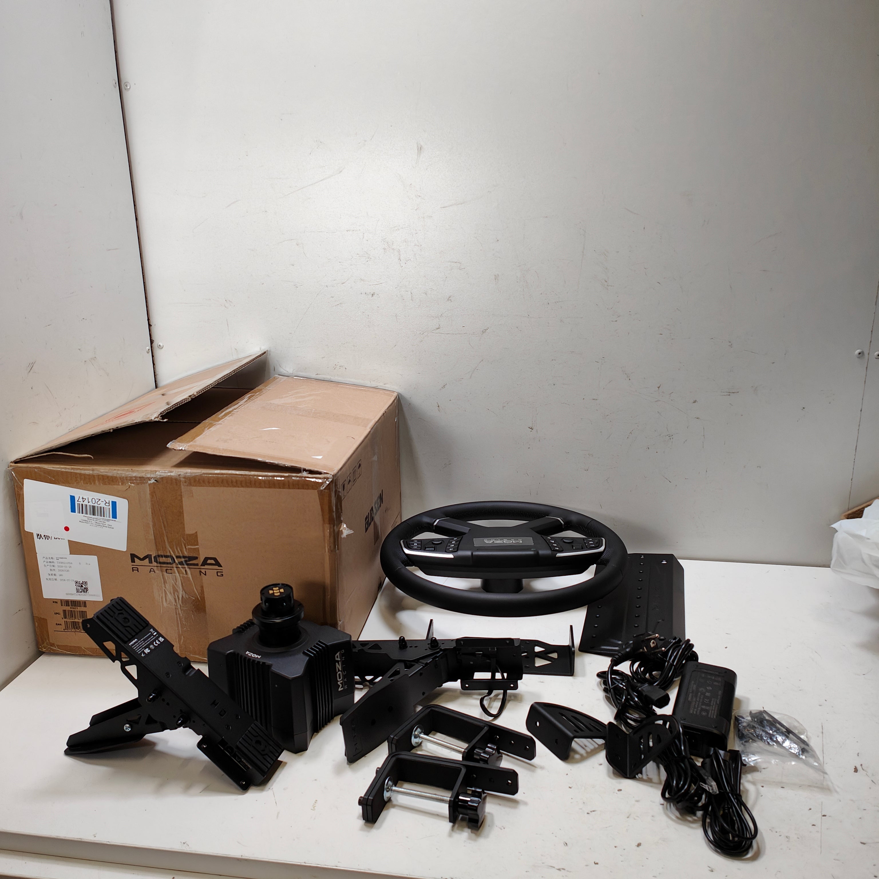 Moza RS071 PC Trucking Wheel Bundel