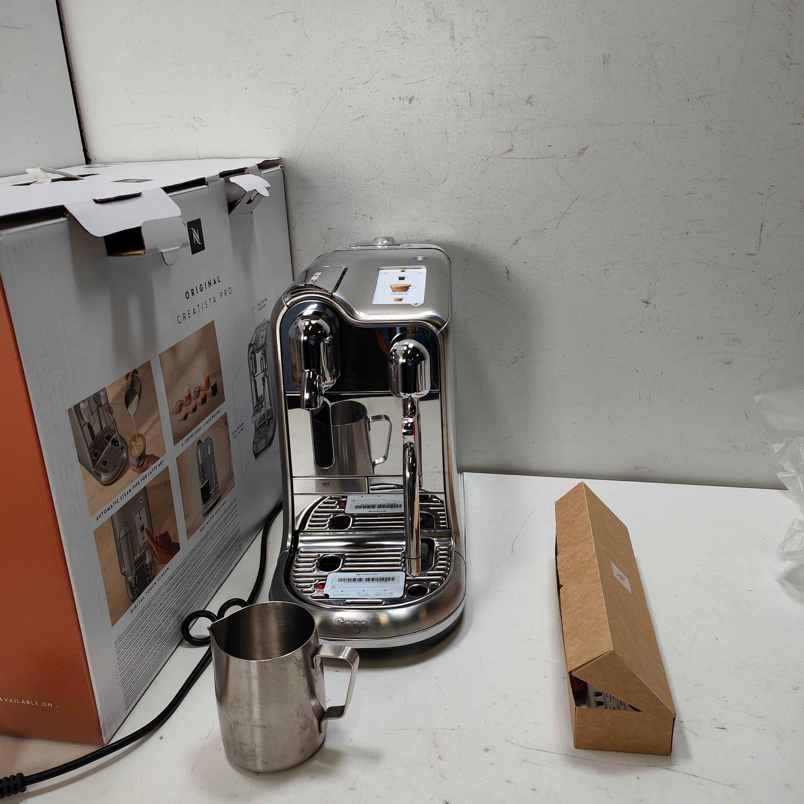 Sage Nespresso Creatista Pro SNE900BSS Acier inoxydable (NL)