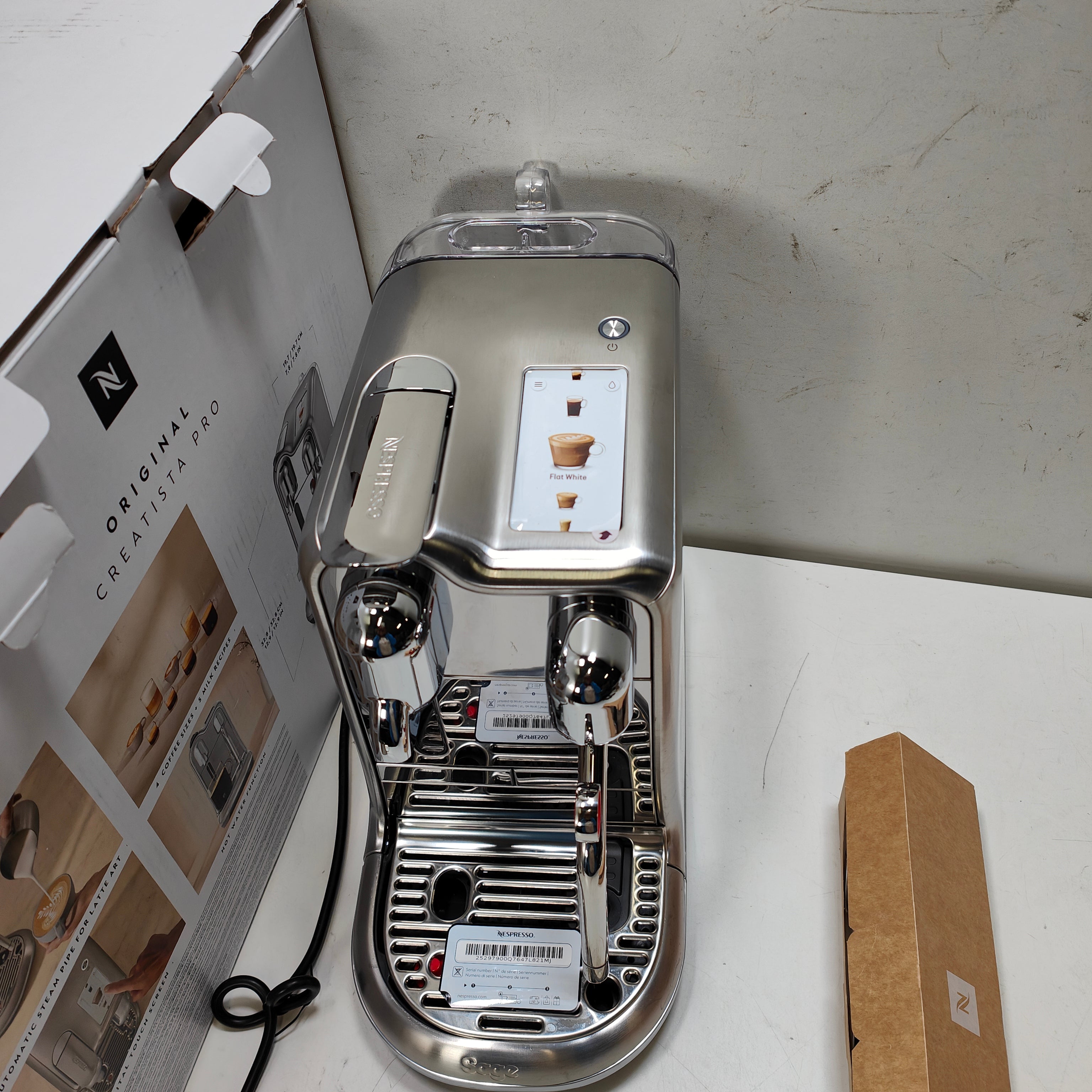 Sage Nespresso Creatista Pro SNE900BSS Acier inoxydable (NL)