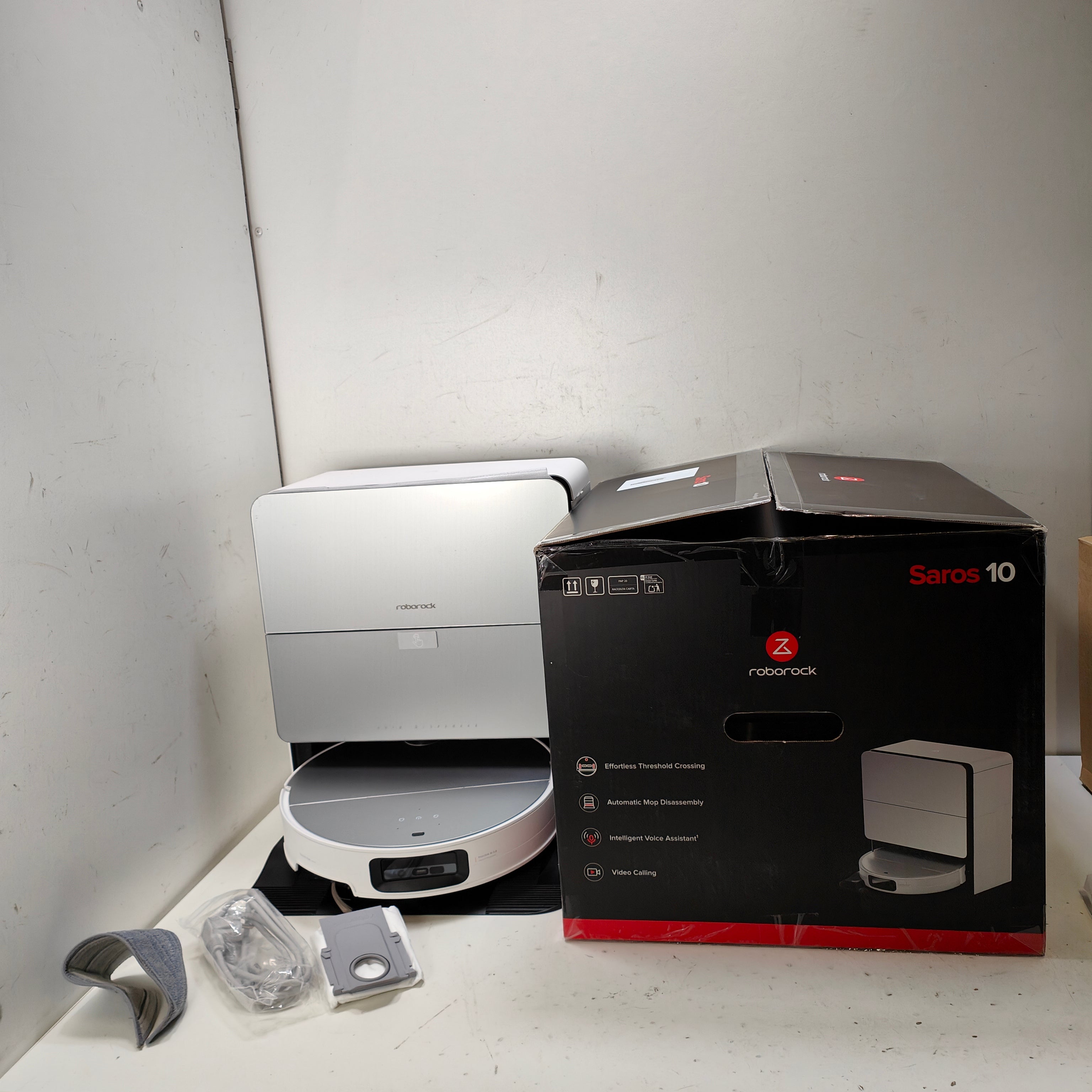 Roborock Saros 10 Blanc