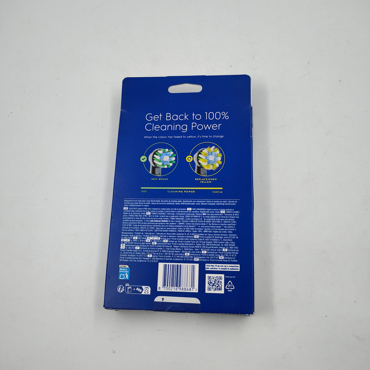 Oral-B Cross Action Black (10 pieces)