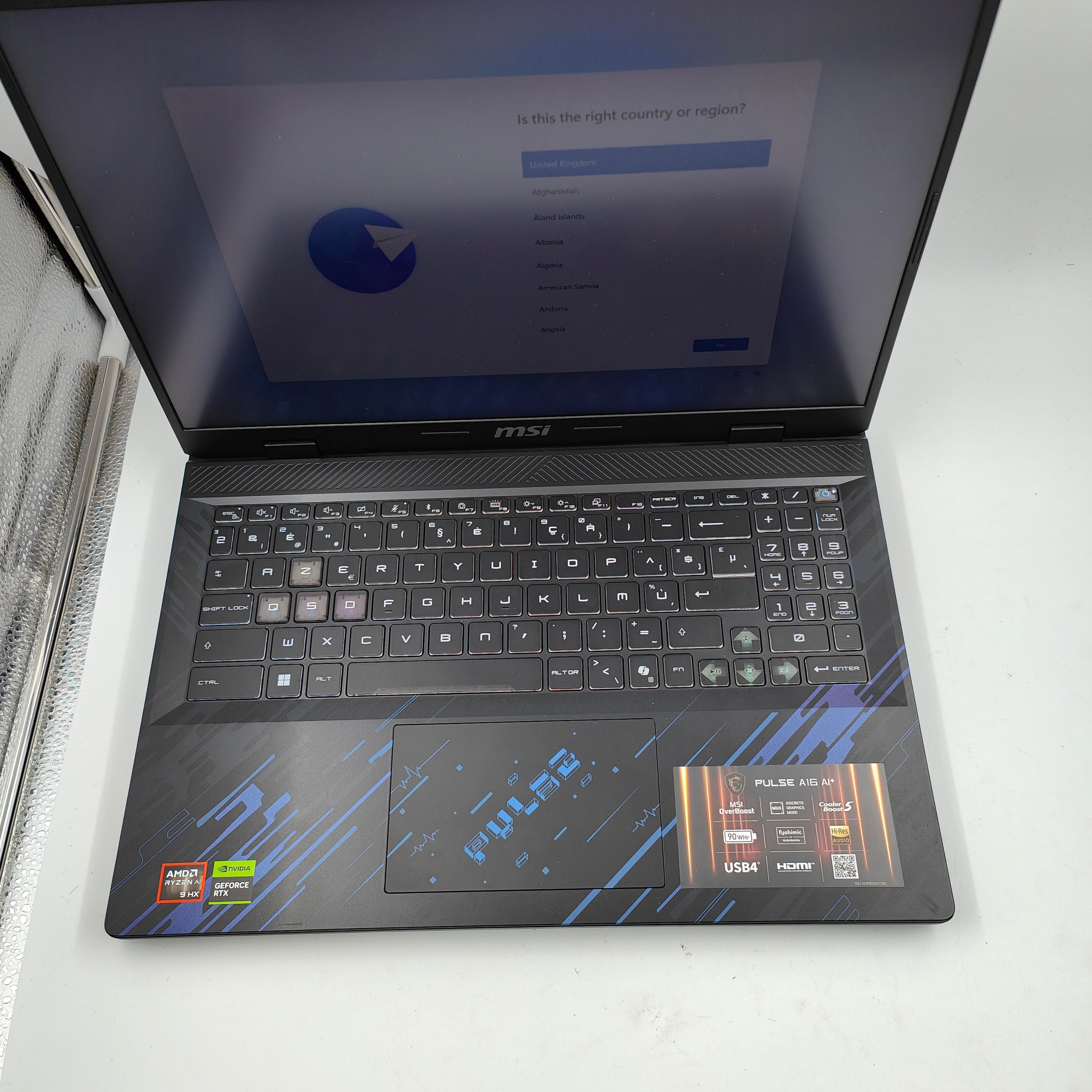 MSI Pulse A16 AI+ C3XWGKG-011BE AZERTY