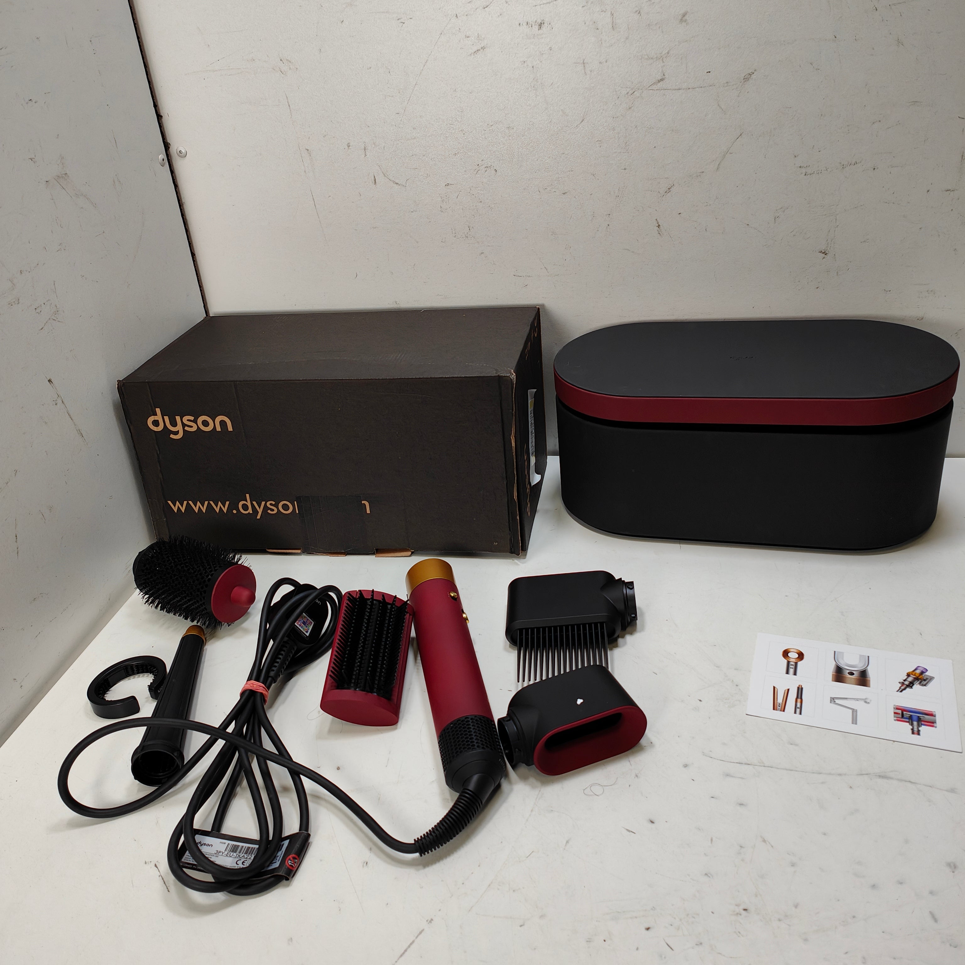 Dyson Airwrap I.D. Curly + Coily (Red Velvet/Gold)