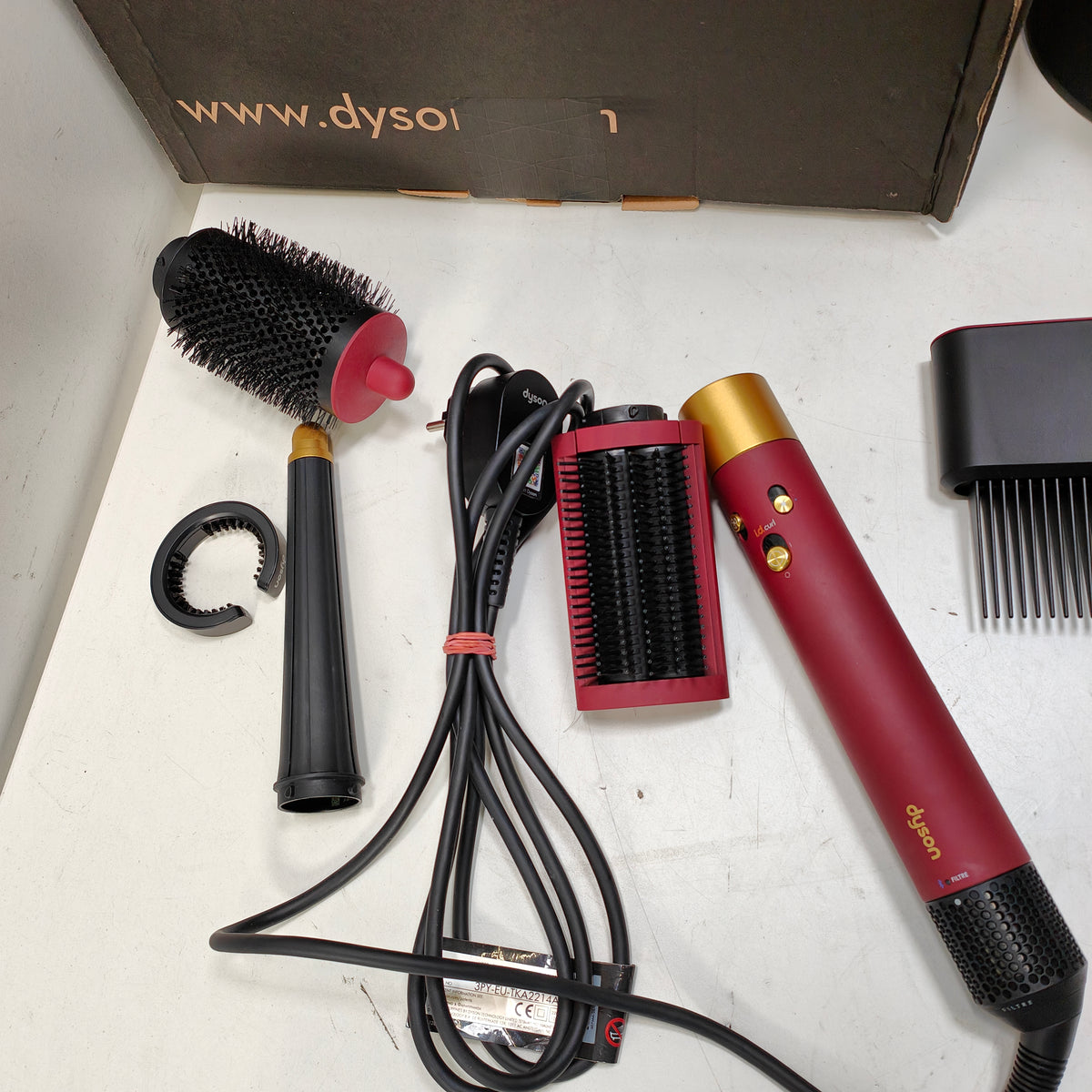 Dyson Airwrap I.D. Curly + Coily (Red Velvet/Gold)