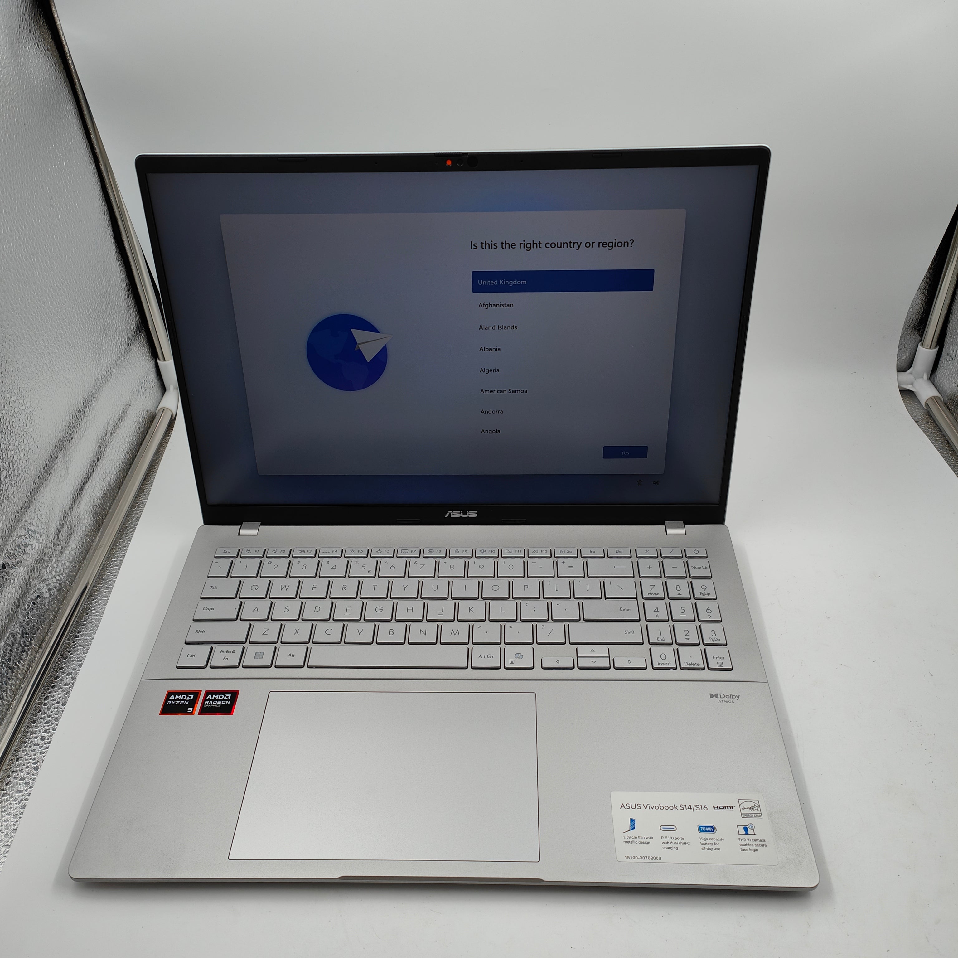 Asus Vivobook S16 M3607HA-RP145W QWERTY