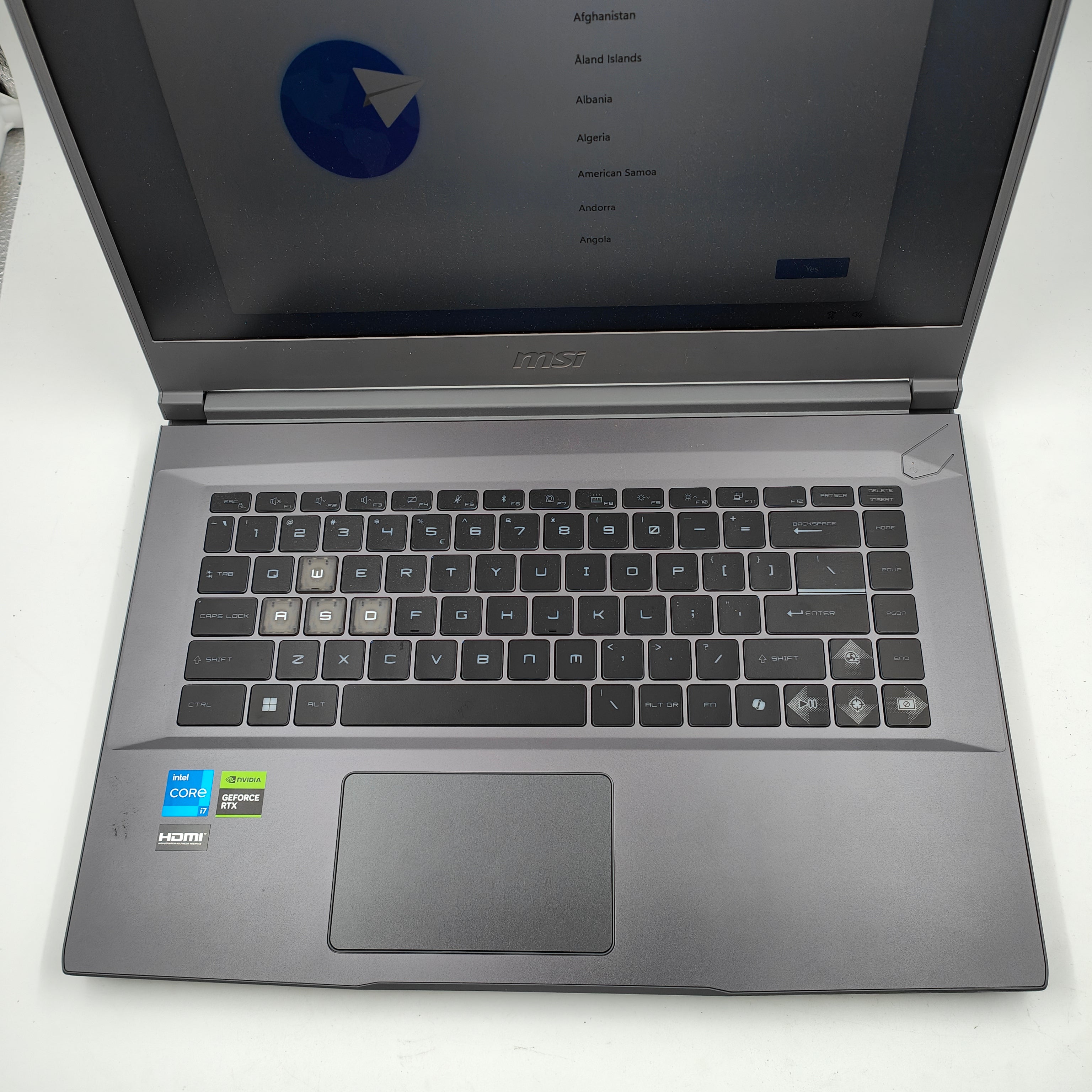 MSI Thin 15 B13VE-2051NL QWERTY