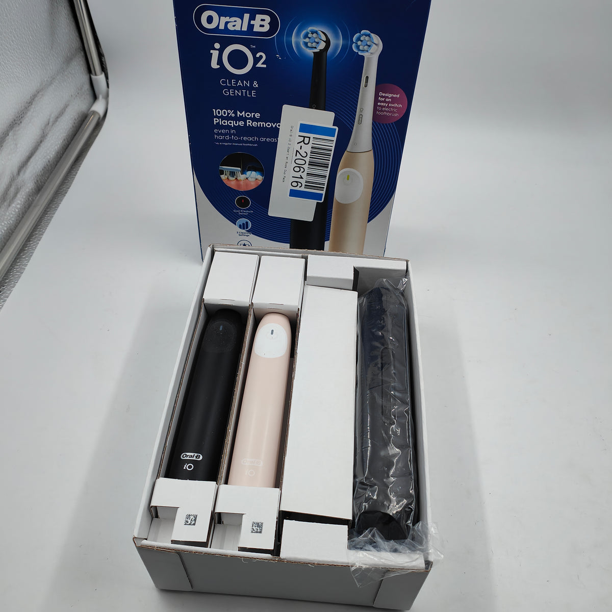 Oral-B iO 2 Schwarz und Pink Doppelpack