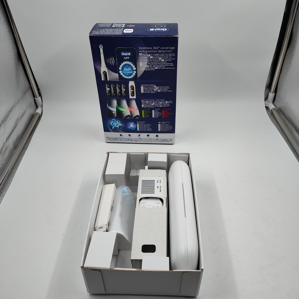 Oral-B iO Series 6N Weiß + zusätzlicher iO Gentle Care Aufsteckbürstenkopf