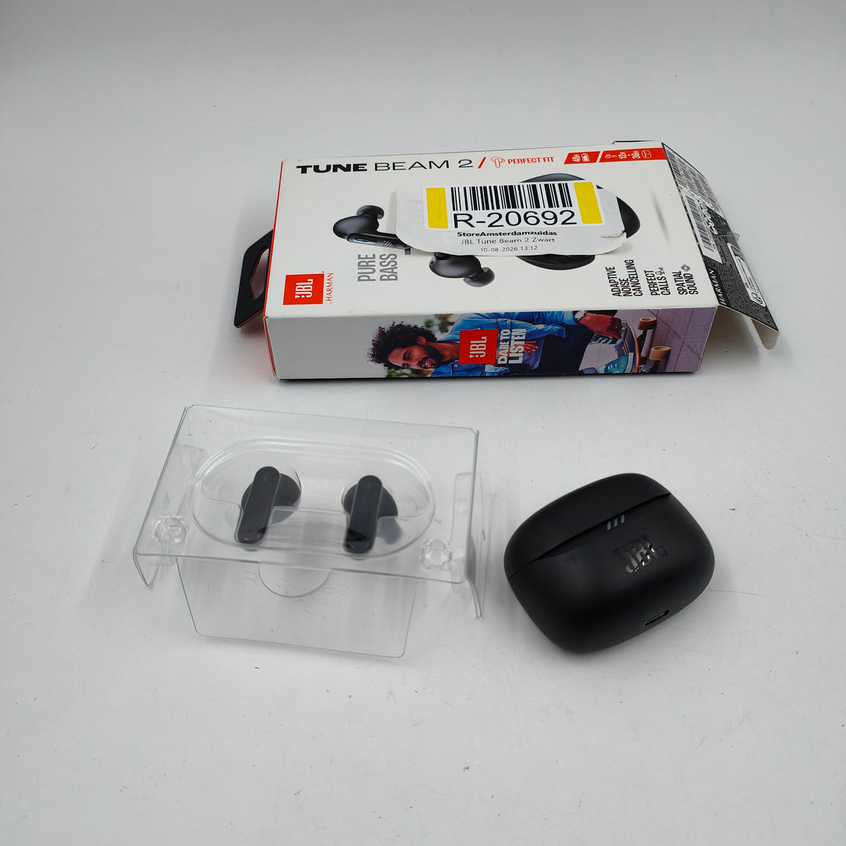 JBL Tune Beam 2 Zwart