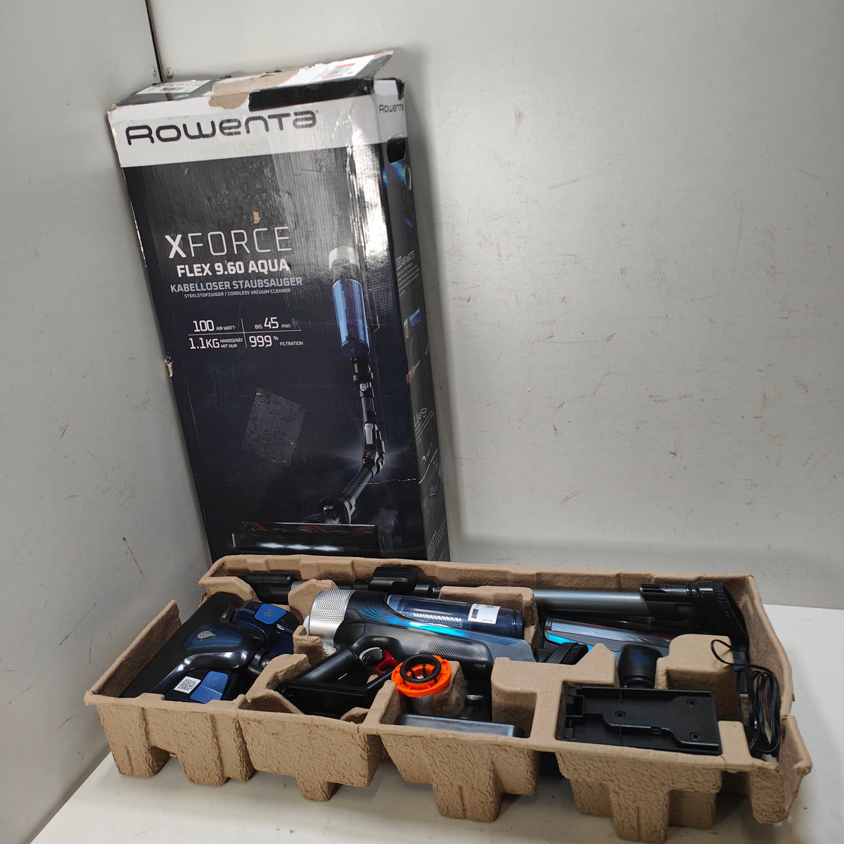 Rowenta X-Force Flex 9.60 Aqua RH20C7 Stielstaubsauger
