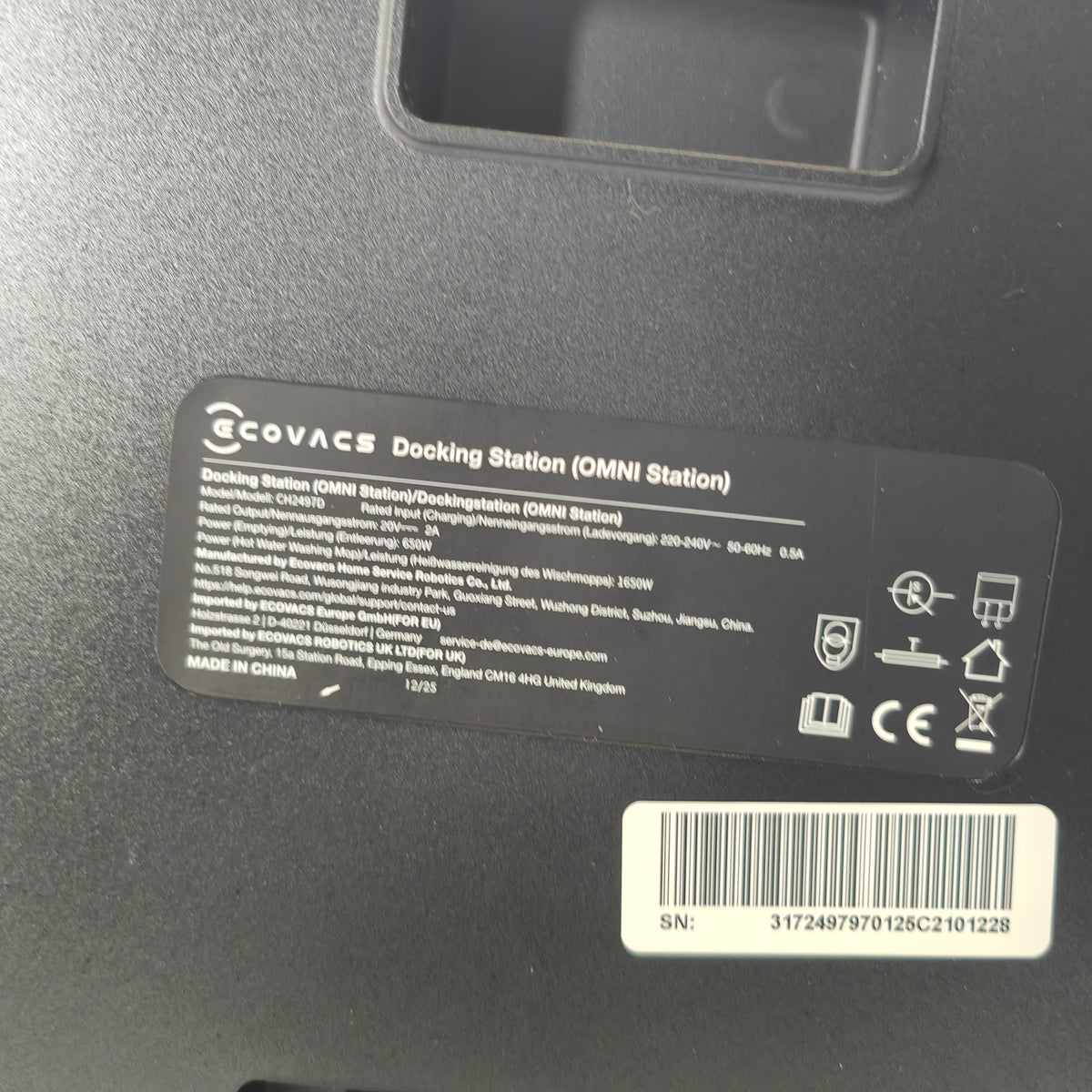 Ecovacs Deebot X9 Pro OMNI Black