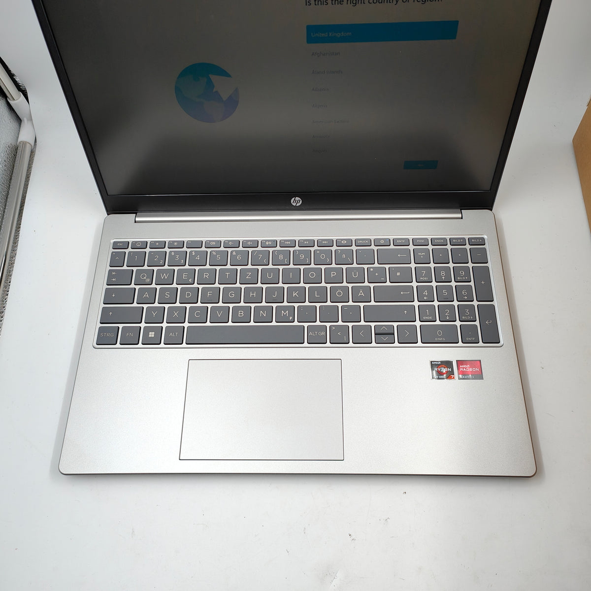 HP laptop 15-fc0072ng QWERTZ