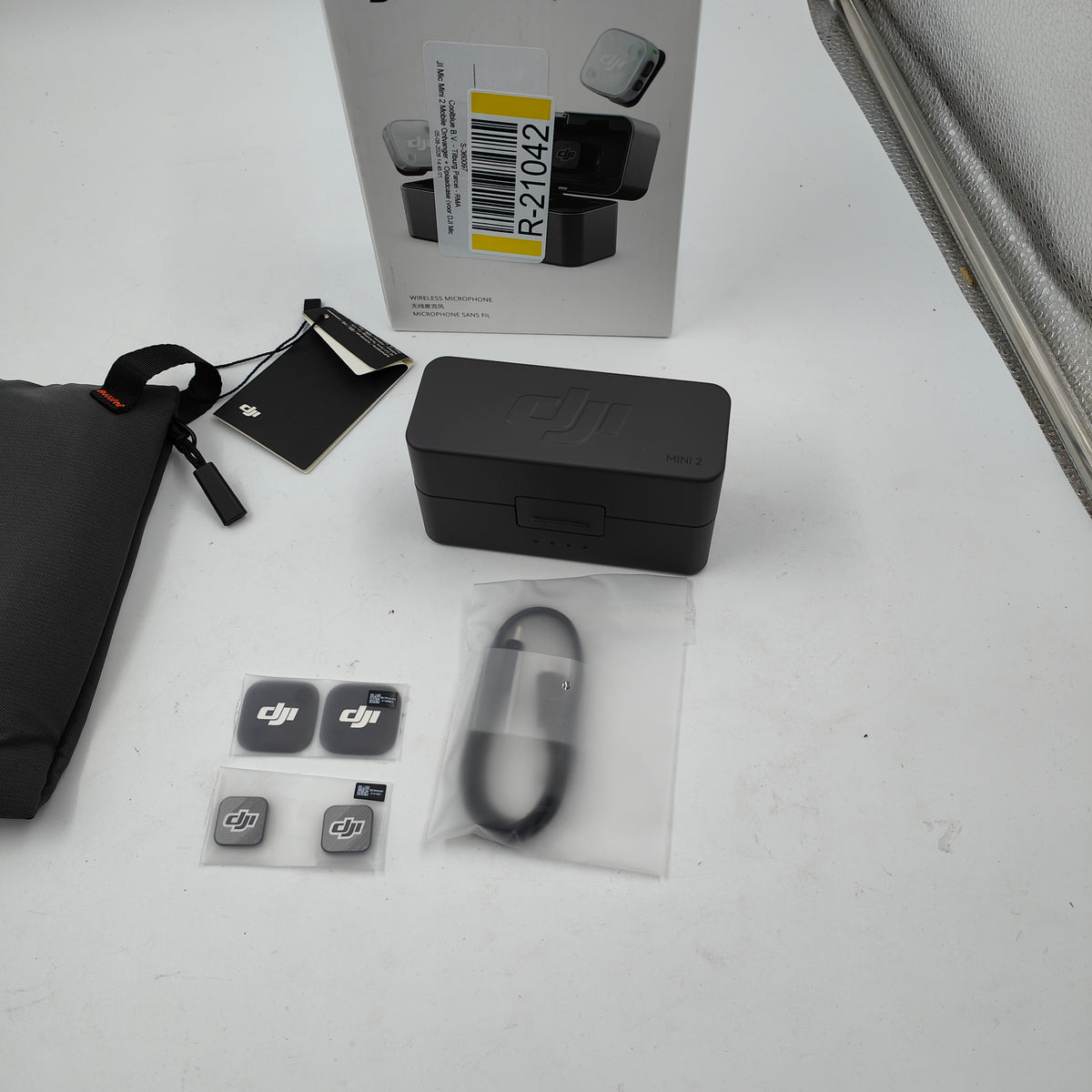 DJI Mic Mini 2 Mobile Ontvanger + Oplaadcase (voor DJI Mic &
