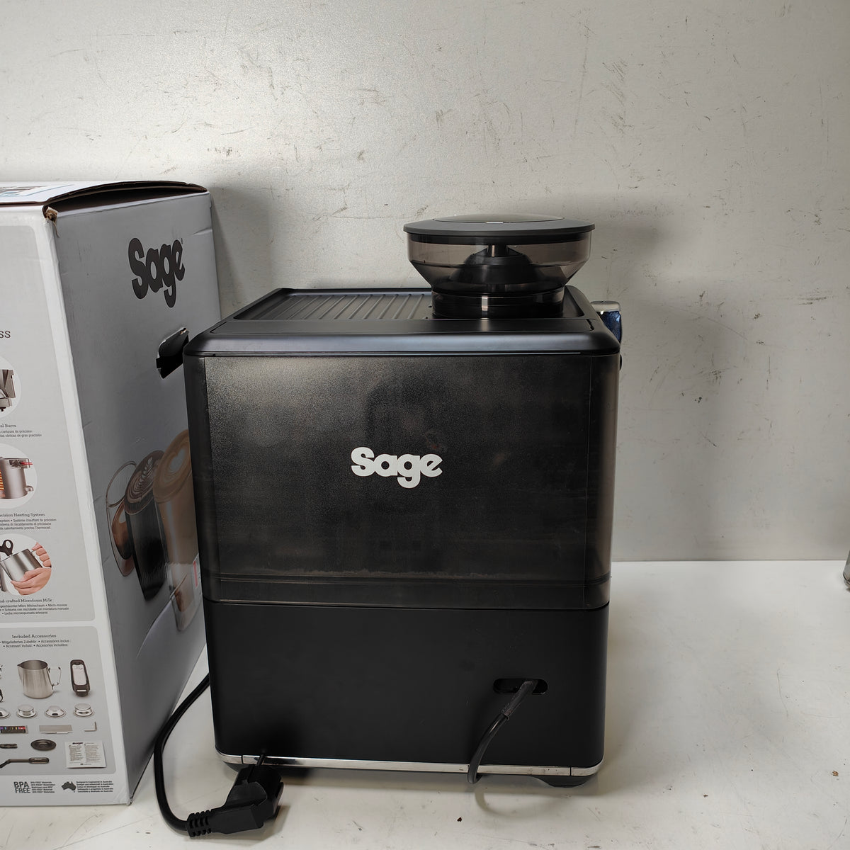 Sage Barista Express Impress Black Truffle