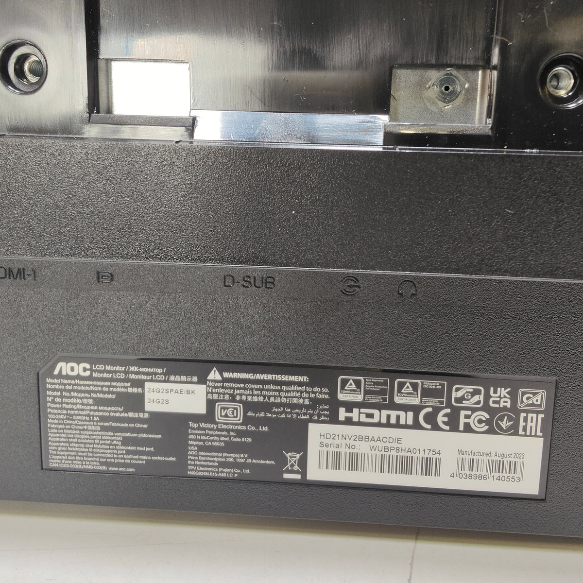 AOC 24G2SPAE/BK