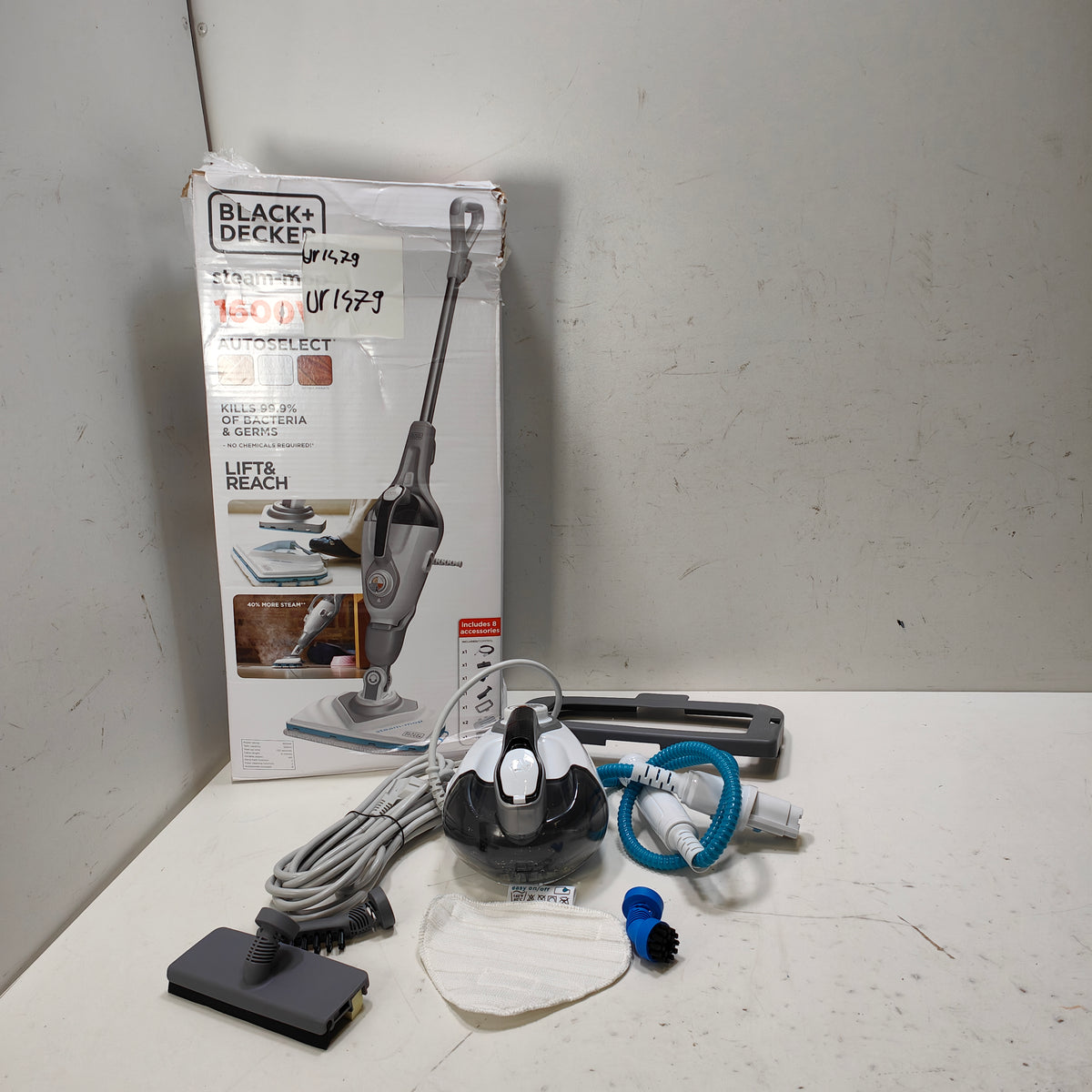 BLACK+DECKER 8-in-1-Dampfmopp