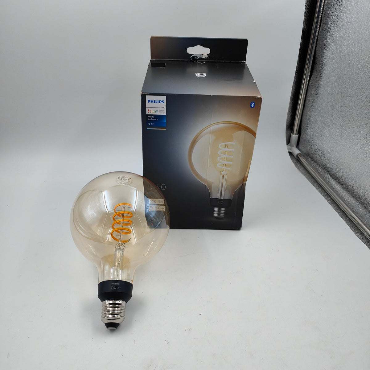 Philips Hue Filamentlampe White Ambiance Globe XL ST72/E27