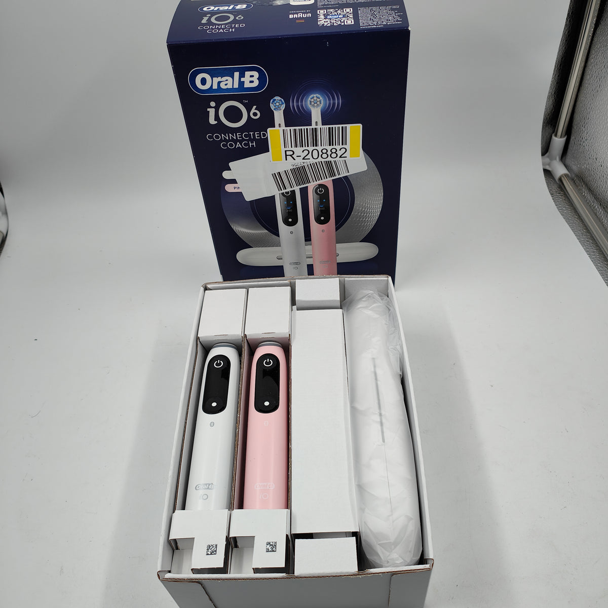 Oral-B iO Series 6N Duo Pack Wit + Roze