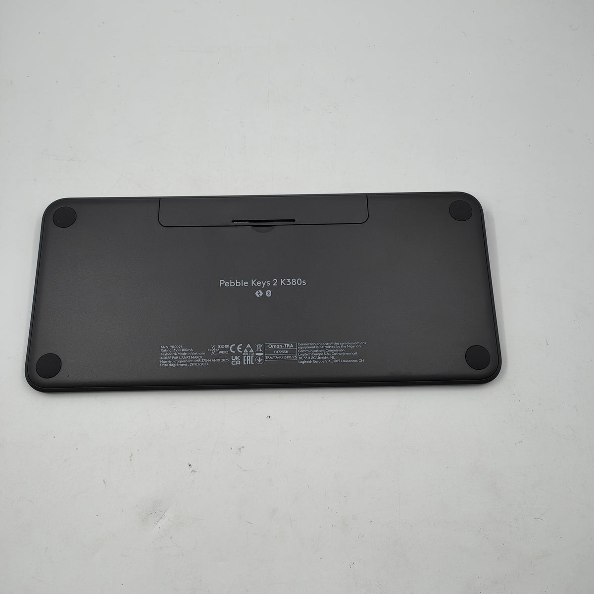 Logitech Pebble Keyboard 2 – K380s Graphit QWERTZ