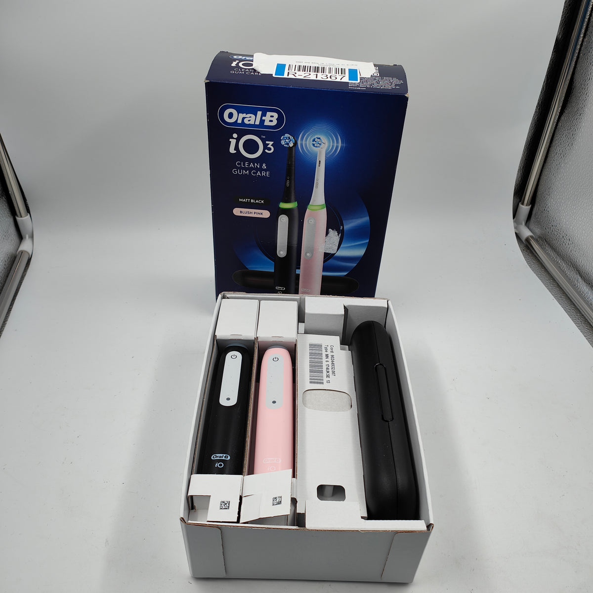 Oral-B iO 3N Schwarz und Rosa Doppelpack