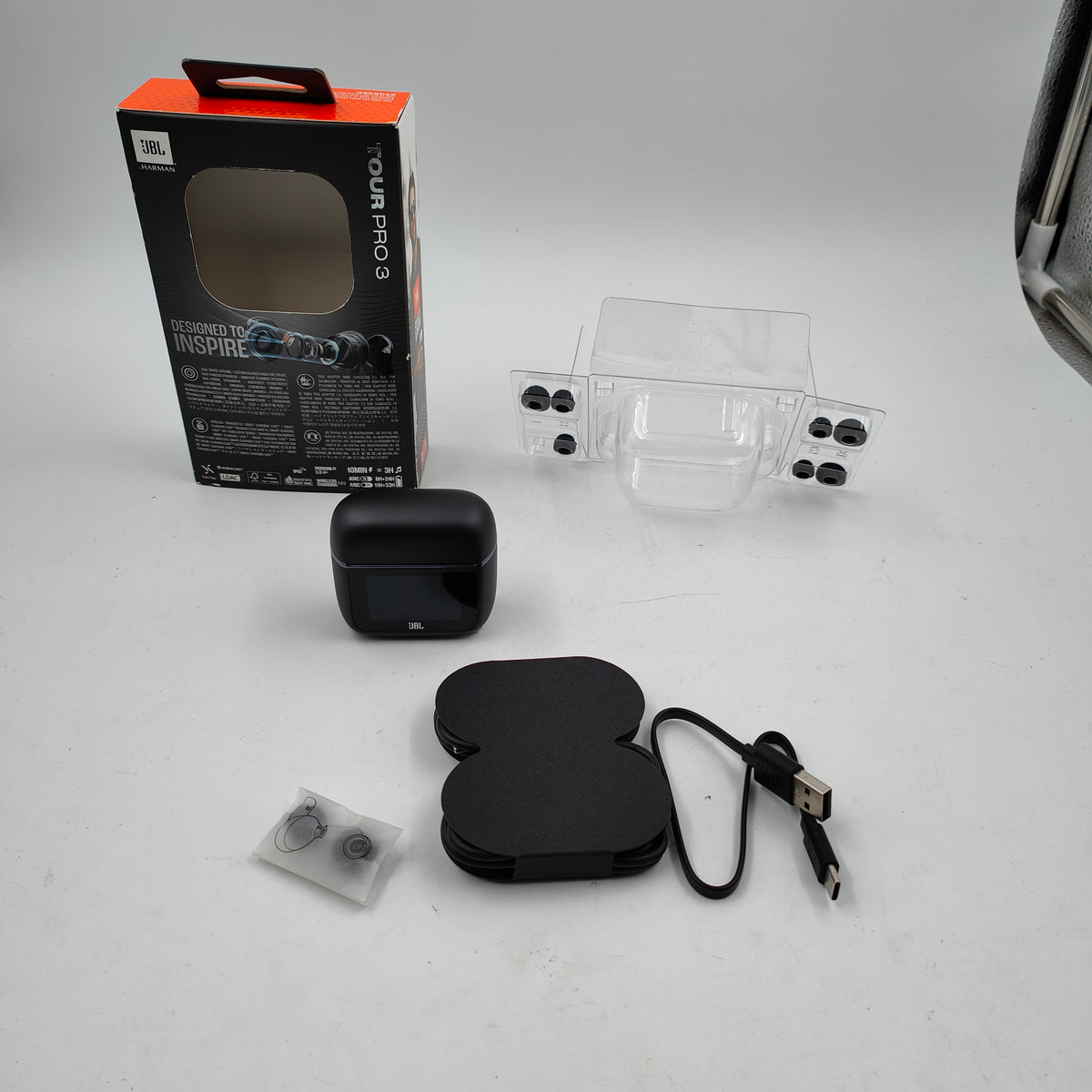 JBL Tour Pro 3 TWS, Schwarz