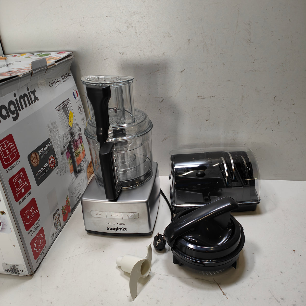 Robot de cuisine Magimix Cuisine Système 5200 XL chrome mat
