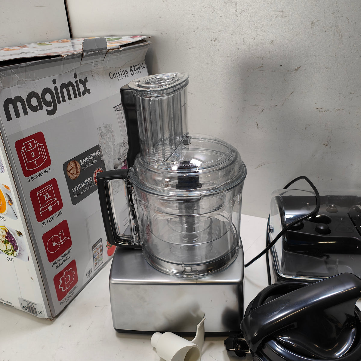 Robot de cuisine Magimix Cuisine Système 5200 XL chrome mat