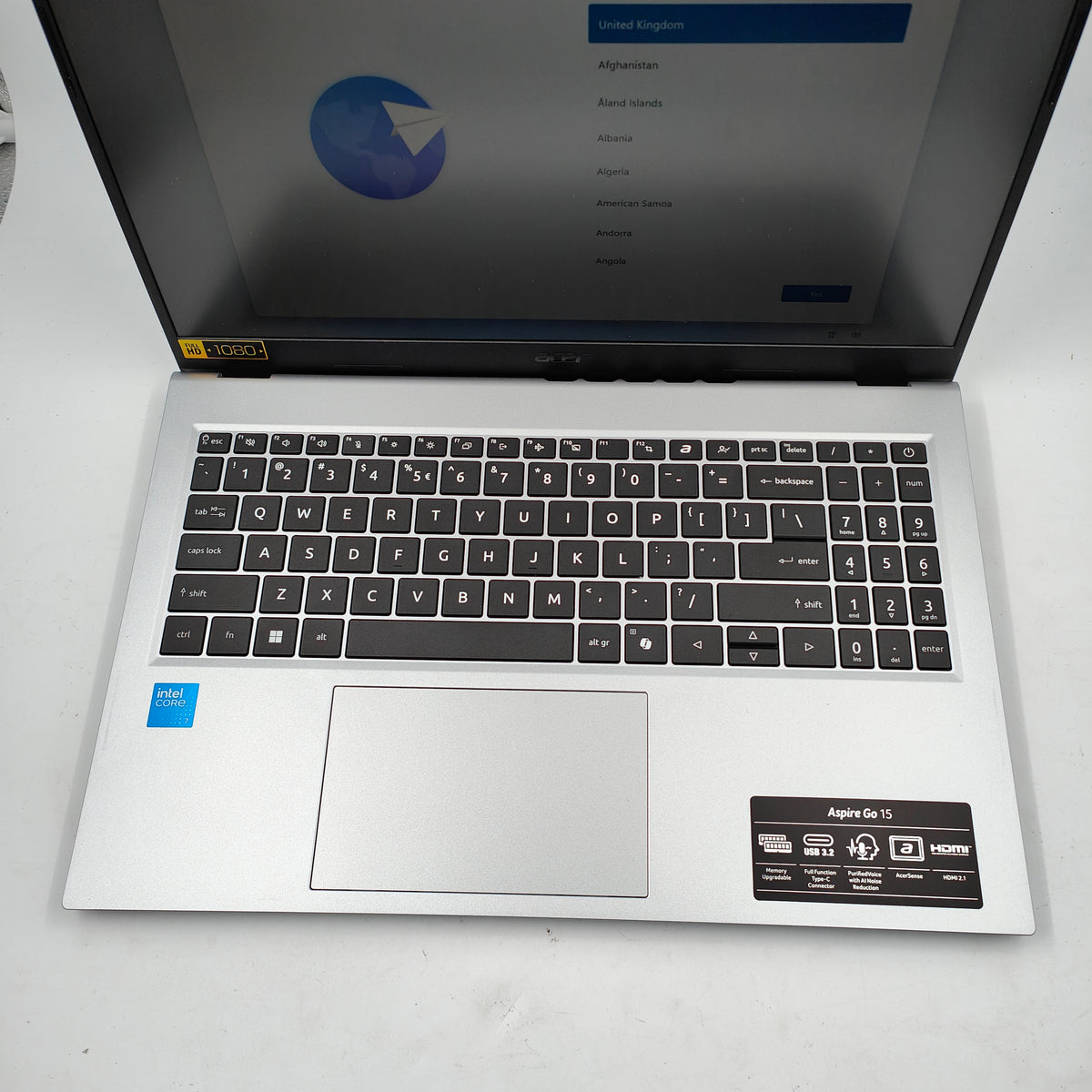 Acer Aspire Go 15 AG15-72P-714D QWERTY
