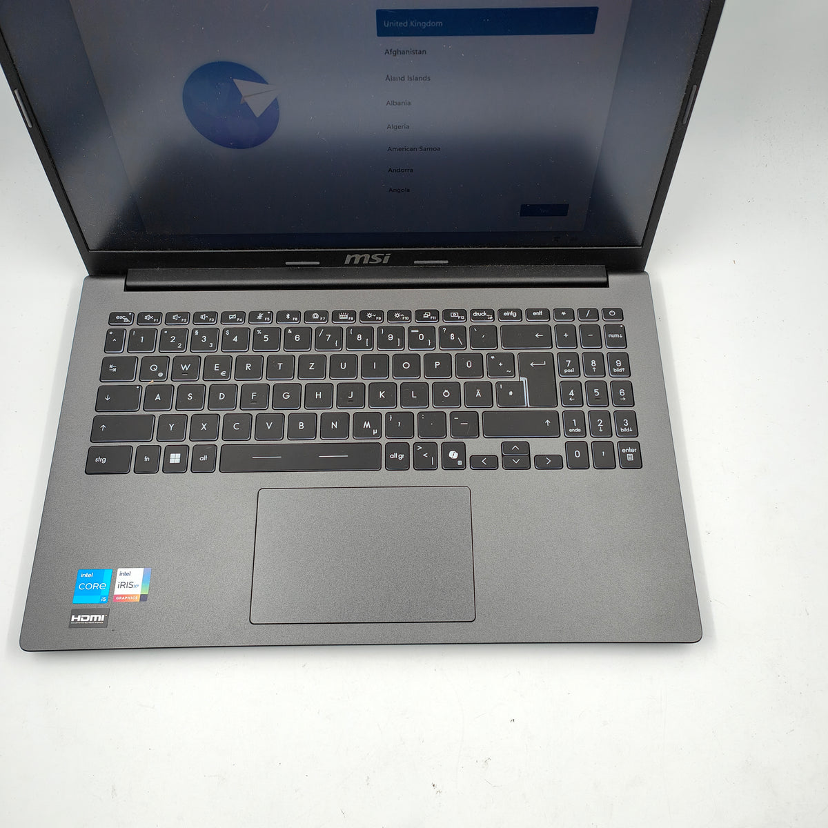 MSI Modern 15 F13MG-039 QWERTZ