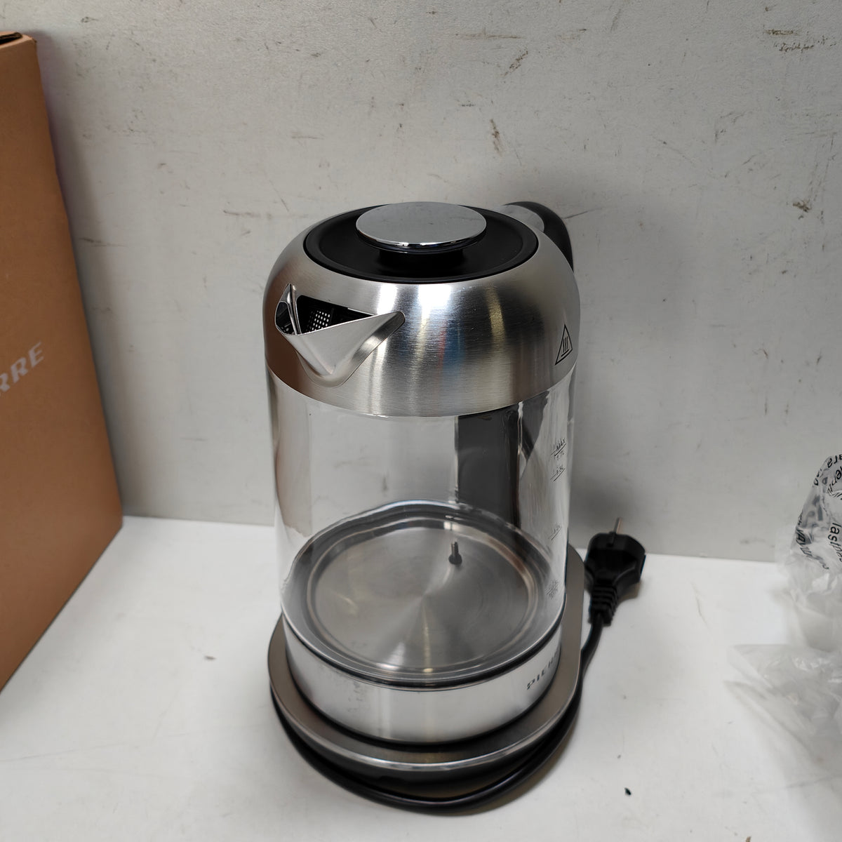 Pierre PWK7000 Glass kettle with adjustable temperature