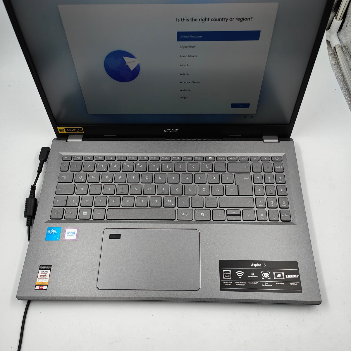 Acer Aspire 15 A15-51M-55AY QWERTZ